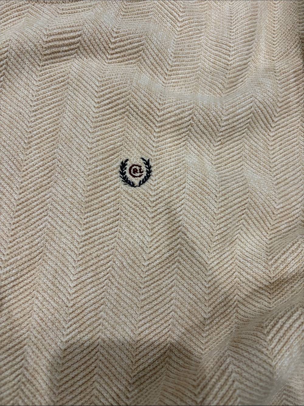 Chaps Ralph Lauren Men's Cream Crewneck Sweater XL - Picture 3 of 8